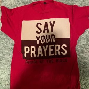 red panic at the disco shirt